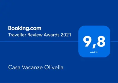 a screenshot of the travel review awards at Casa Olivella in Santa Flavia