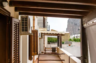 a view from the balcony of a house at SanvitoTour - Oasi nel Mare in San Vito lo Capo
