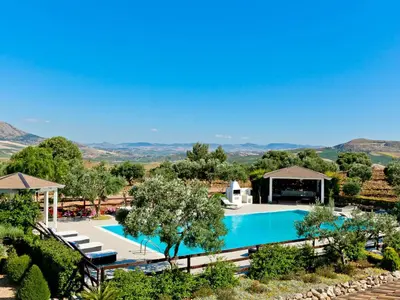 an image of a swimming pool at a resort at Villa Tenute Aversa by Interhome in Castellammare del Golfo