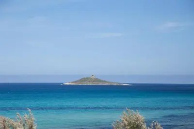 a small island in the middle of the ocean at AR Palace Hotel - Palermo in Isola delle Femmine