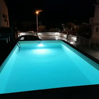 Seafront Apartment in Villa with Swimming Pool and Parking