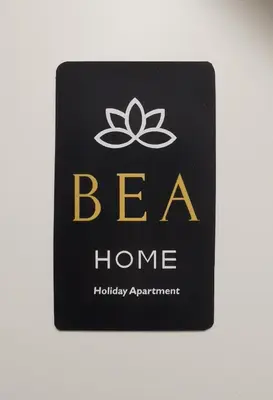 a logo for a tea home holiday appointment at Bea Home in Palermo