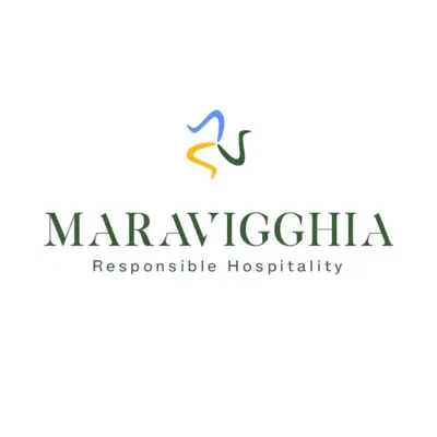 a logo for a pharmaceutical company with a logo of aries at Maravigghia Palermo Rooms in Palermo