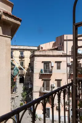 a view from the balcony of a building at Casa Meli dietro Piazza San Domenico by Wonderful Italy in Palermo