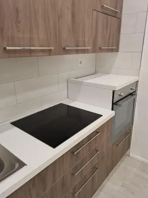 a kitchen with a sink and a counter top at Casa Lara in Castellammare del Golfo