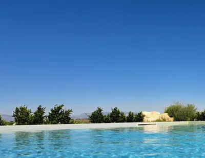an island in the middle of a body of water at Villa Mirò in Castellammare del Golfo