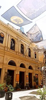a large stone building with a large at B&B VENTO DEL SUD in Palermo