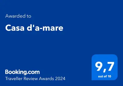 a blue screen with the text cancelled to casa d a marne at Casa d'a-mare in Terrasini