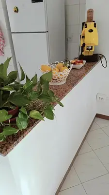 a kitchen counter with food on a counter top at Casa il Bergamotto in Palermo