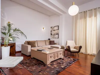 a living room with a couch and a table at Apartment Casa dei Mori by Interhome in Terrasini