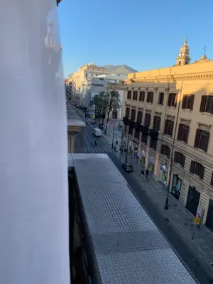 a view of a street in a city with buildings at 38 Aira Hotels in Palermo