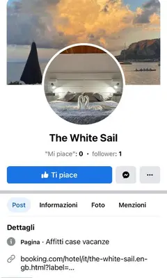 a screenshot of a cell phone with a white bath tub at The White Sail - Mondello Apartment with Terrace - casa di vincenzo e andrea in Mondello