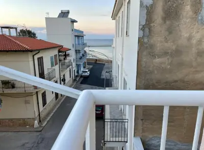a view from the balcony of a building at Appartamento Ponente in Balestrate
