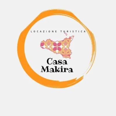 a circle with a csa marina logo on it at Casa Makira in Terrasini