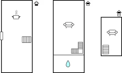 a sequence of three diagrams showing the different views of aqualifiers at Amazing Home In San Giuseppe Jato in San Giuseppe Jato