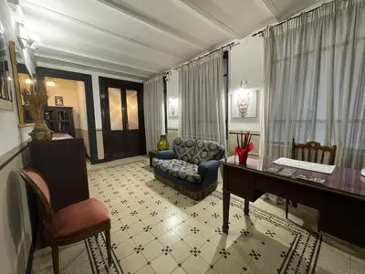 a bathroom with a sink and a shower and a toilet at Teatro del Sole Cavour in Palermo