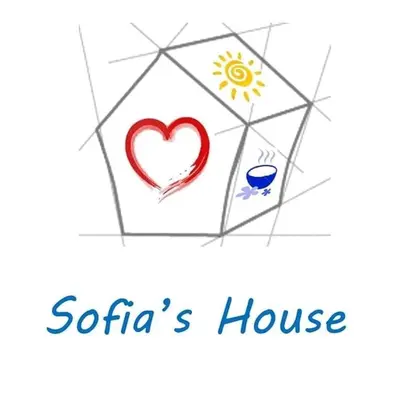 a drawing of a house with a heart and a sun at Appartamento Al Genio in Palermo