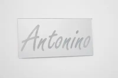 a sign with the word ironic written in gray at AVA VACATION HOME in Borgetto
