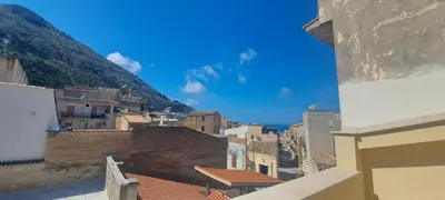 a view of a city from a building at Mamma Rosa Casa Vacanze in Castellammare del Golfo